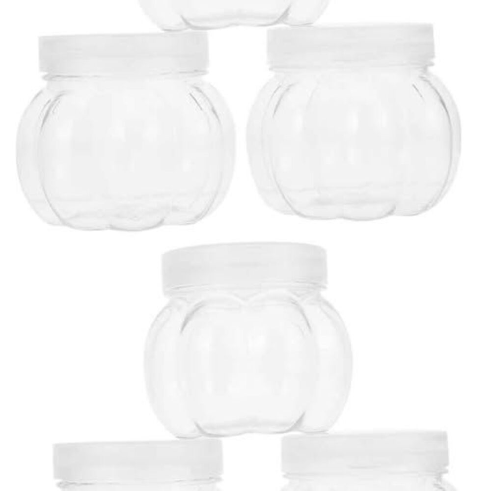 12Pcs Transparent Candy Jars Storage Holders for Wedding and Daily Use Design